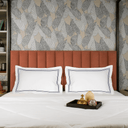 Premium 400-Thread Count White Cotton Bedsheet Set